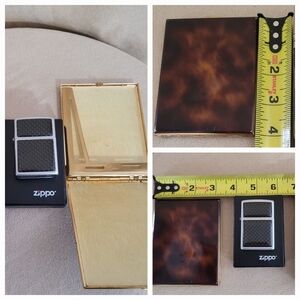 Tortoise shell cigarette case
